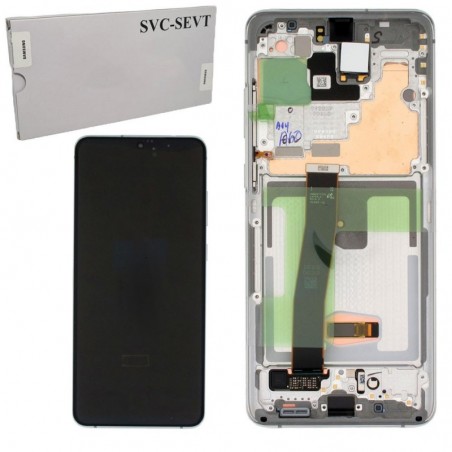 Compra Samsung SERVICE PACK Display LCD ORIGINALE + Frame (SENZA CAMERA) Per Galaxy S20 ULTRA G988 | Bianco online