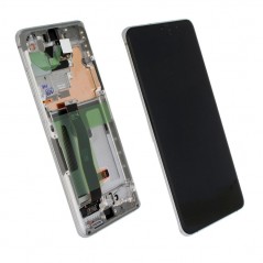 Buy Samsung Service Pack Lcd + Frame (SENZA CAMERA) Per Galaxy S20 ULTRA G988 | White online