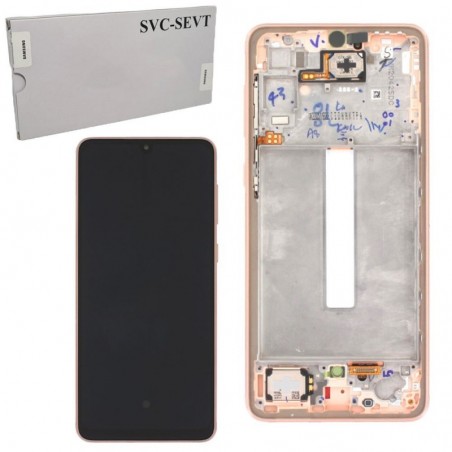 Acquista Samsung SERVICE PACK Display LCD ORIGINALE + Frame Per Galaxy A336 A33 5G | A. Peach su Smartness