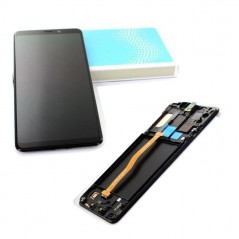 Foto di Samsung SERVICE PACK Display LCD ORIGINALE + Frame Per Galaxy A920 A9 2018 Nero - Samsung