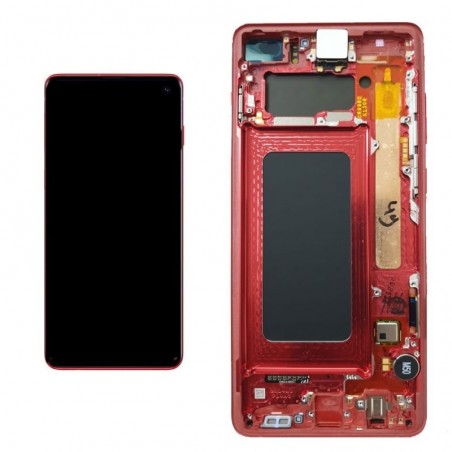 Discover Samsung Service Pack Lcd for Galaxy G975 S10 + Plus Red details