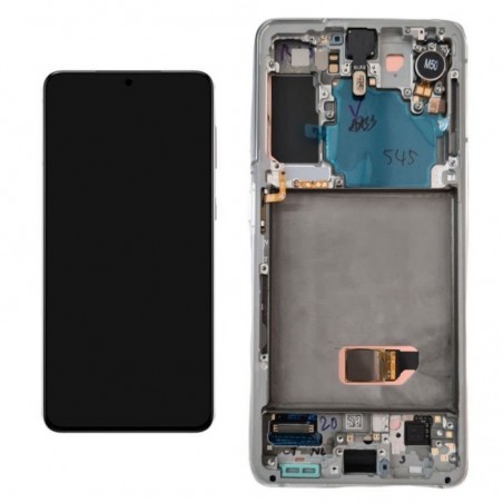 Samsung Samsung Service Pack LCD Display for Galaxy G991 S21 5G |&nbsp;White for sale