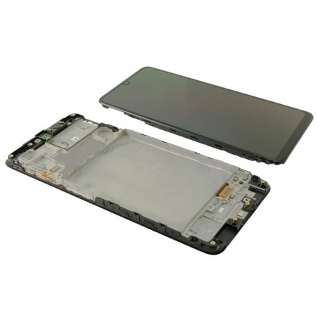 Samsung SERVICE PACK Display LCD ORIGINALE + Frame Per Galaxy M22 M225 F22 E225 | Nero