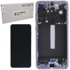 Acquista Samsung SERVICE PACK Display LCD ORIGINALE + Frame Per Galaxy S21 FE 5G G990B | Viola in vendita