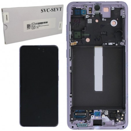 Photo of Samsung Service Pack Display LCD + Frame Per Galaxy S21 FE 5G G990B | Viola - Samsung