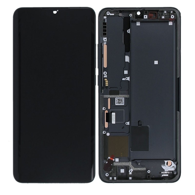 Xiaomi Service Pack Original LCD Display + Frame for Mi Note 10 / Mi Note 10 Pro | Black