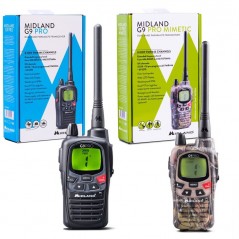 Photo of MIDLAND G9 PRO RADIO WALKIE TALKIE LPD / PMR WITH TABLE CHARGER - 4 BATTERIES 1800MAH INCLUDED - MIDLAND