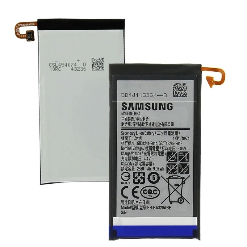 Samsung Original EB-BA320ABE Battery Service Pack for Galaxy A3 2017 A320