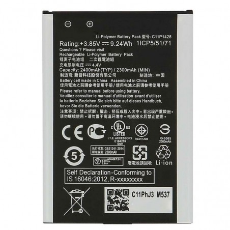 PRC Replacement Battery for Zenfone 2 Laser ZE500KL |C11P1428 for sale