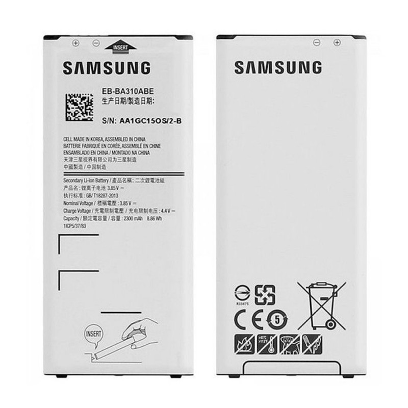 Batteria Compatibile per Samsung Galaxy A3 2016 SM-A310F | EB-BA310ABE 