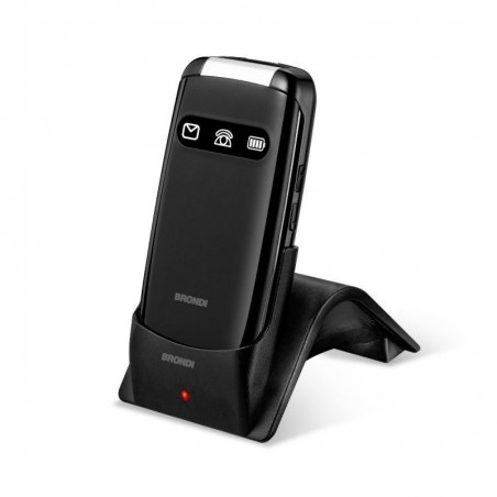 BRONDI Amico Fabulous Senior Cell Phone DualSim GSM Quad Band | Black