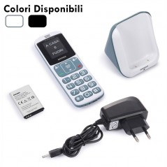 Foto di BRONDI Amico Home Telefono Cellulare Senior DualSim Controllo Remoto | Nero - Brondi