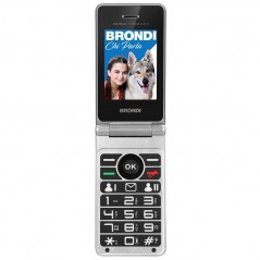 Acquista BRONDI Amico Prezioso Telefono Cellulare Senior DualSim Fotocamera 1.3 MP Controllo Remoto | Nero su Smartness