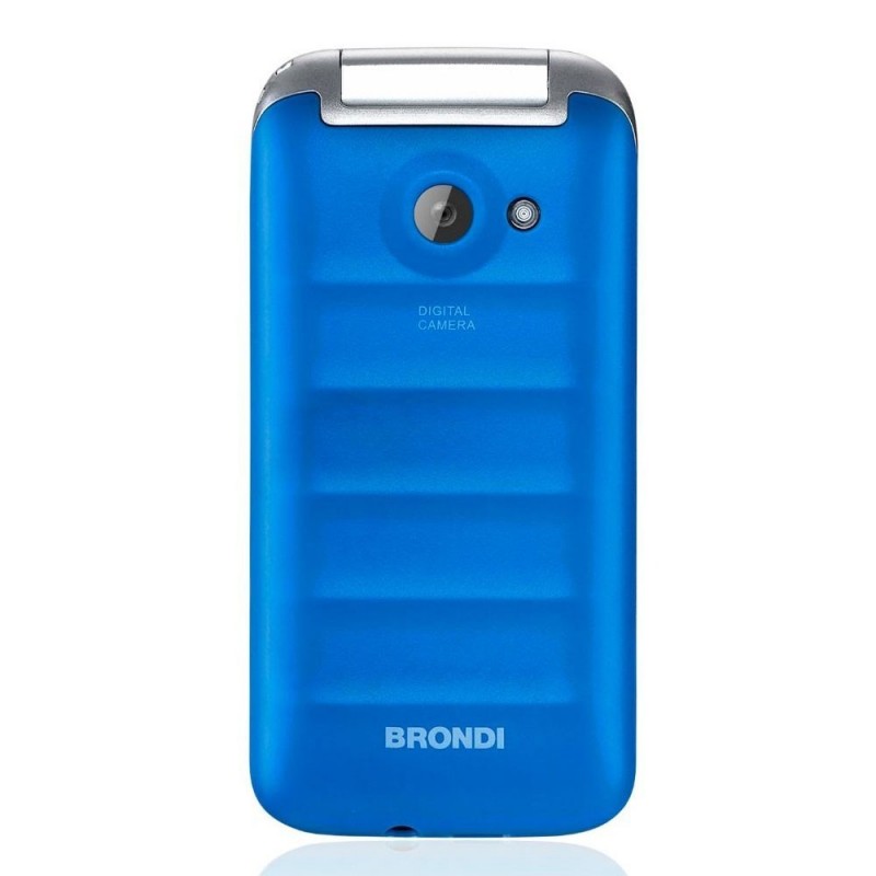 BRONDI FOX GSM Quad Band Dual Sim Flip Cell Phone | Blue