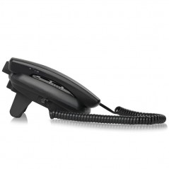 Immagine prodotto BRONDI Bravo 90 LCD Telefono Fisso per Anziani Fascia Senior Grandi Tasti Ampio Display Vivavoce | Nero