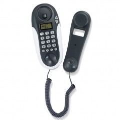 Scopri Brondi KENOBY CID Telefono Fisso Display Identificativo del Chiamante | Bianco e Grigio in dettaglio