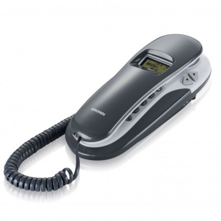 Immagine prodotto Brondi KENOBY CID Telefono Fisso Display Identificativo del Chiamante | Grigio e Bianco