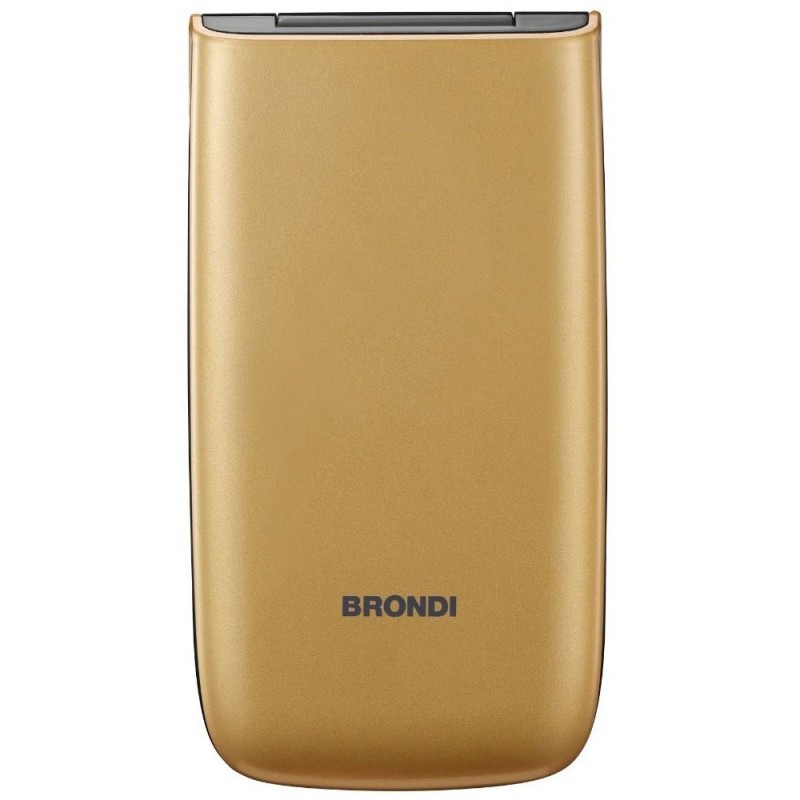 Brondi MAGNUM 4 GSM Mobile Phone Quad Band Maxi Display Dual Sim Camera | Gold