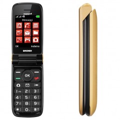 Foto di Brondi MAGNUM 4 Cellulare GSM QUADRI band Maxi Display Dual Sim Fotocamera | Gold - Brondi