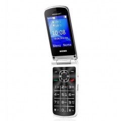 Photo of Brondi PRESIDENT Cellulare Ultra Sottile e con Icone LED sul Flip Fotocamera 1.3MP Bianco - Brondi