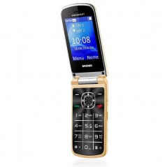 Brondi Brondi PRESIDENT Cellulare Ultra Sottile e con Icone LED sul Flip Fotocamera 1.3MP Gold for sale