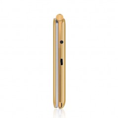 Discover Brondi PRESIDENT Cellulare Ultra Sottile e con Icone LED sul Flip Fotocamera 1.3MP Gold details