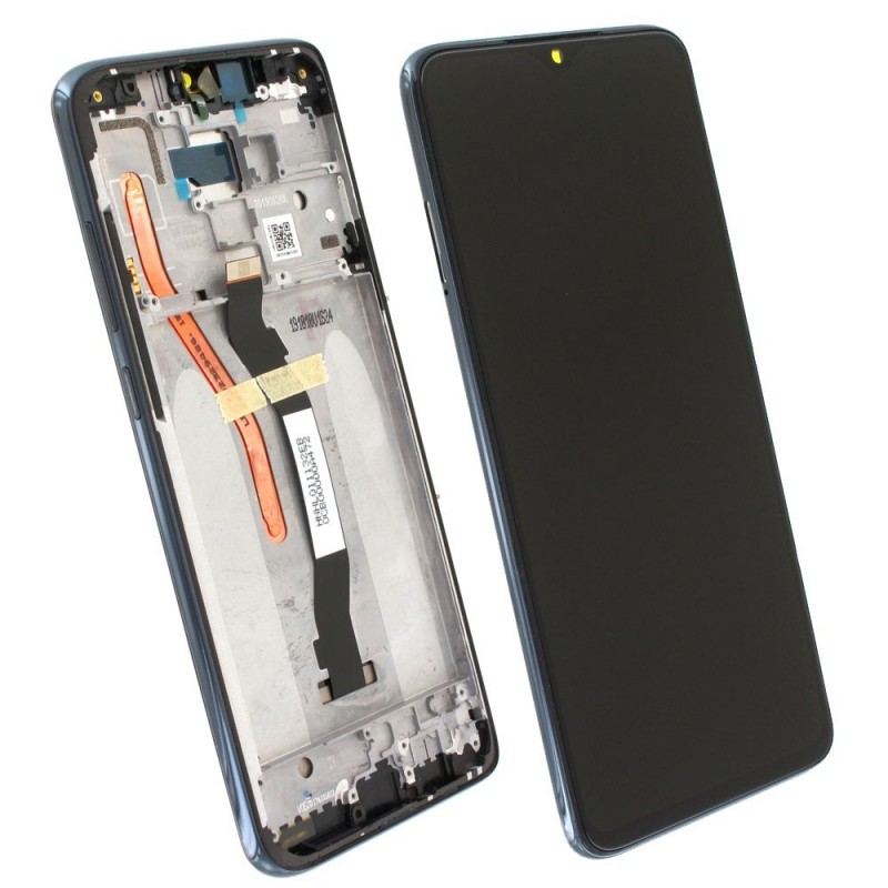 Xiaomi SERVICE PACK Display LCD ORIGINALE + Frame Per Redmi Note 8 PRO | M1906G7I M1906G7G | Tarnish Nero Black