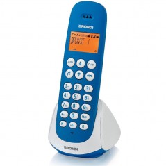 Product image BRONDI ADARA Telefono Cordless Grande Display Retroilluminato Menù Intuitivo | Blu e Bianco