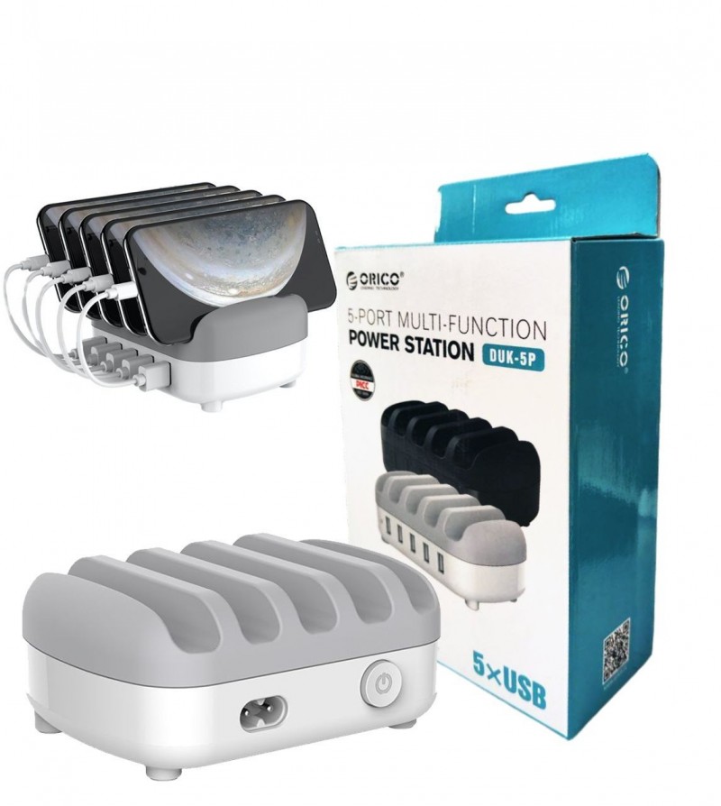 ORICO Stazione di ricarica multifunzione 5 posti USB 5V 2.4A - 40W