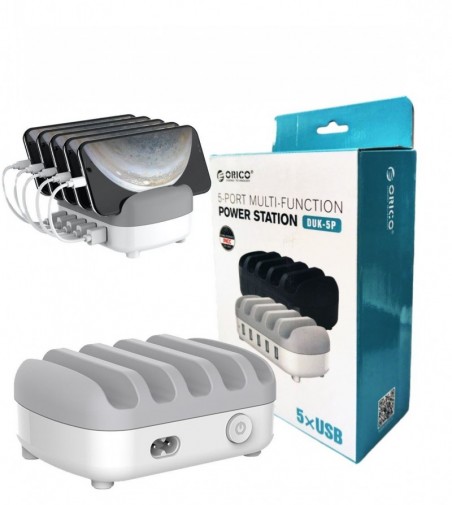 Immagine prodotto ORICO Stazione di ricarica multifunzione 5 posti USB 5V 2.4A - 40W