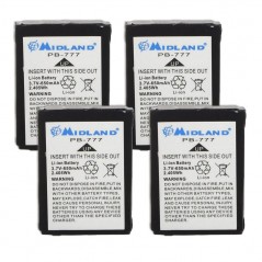 Foto di MIDLAND 4pz Batterie Li-On 650mAh 3.7V Per Midland 777 e Onda Radio PB-777 - MIDLAND