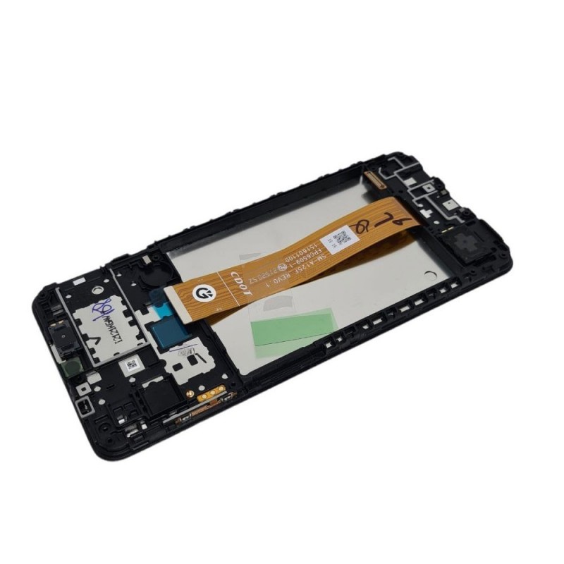 Samsung Service Pack Original LCD Display + Frame For Galaxy A12 2021 A127 FLAT A125