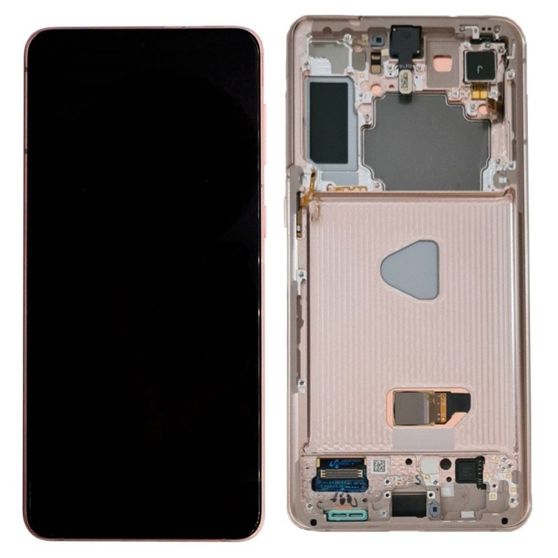 Samsung SERVICE PACK Display LCD ORIGINALE + Frame Per Galaxy G996 S21 Plus 5G | Viola