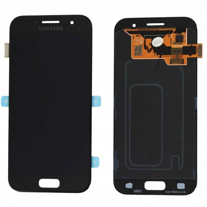Samsung SERVICE PACK Display LCD ORIGINALE Per Galaxy A320 A3 2017 Nero