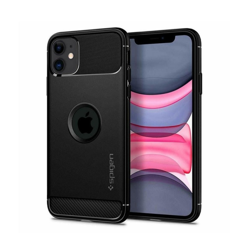SPIGEN Armor Cover Per iPhone 11 Custodia Con Finitura Opaca | Nera SPIGEN Armor Cover Per iPhone 11 Custodia Con Finitura Opaca | Nera