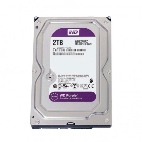 Foto di Western Digital WD Purple Surveillance Hard Disk 3.5" 2TB SATA 3 256MB | WD22PURZ - Western Digital WD