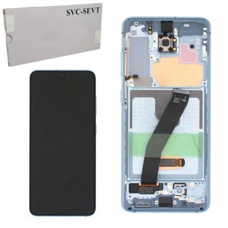 Compra Samsung SERVICE PACK Display LCD ORIGINALE + Frame Galaxy S20 4G G980 5G G981 | Blue | NO CAM online