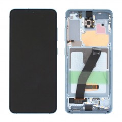 Samsung Samsung SERVICE PACK Display LCD ORIGINALE + Frame (Senza Camera) Per Galaxy S20 SM-G980 - S20 5G SM-G981 | Blue for sal