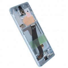Photo of Samsung SERVICE PACK Display LCD ORIGINALE + Frame (Senza Camera) Per Galaxy S20 SM-G980 - S20 5G SM-G981 | Blue - Sams