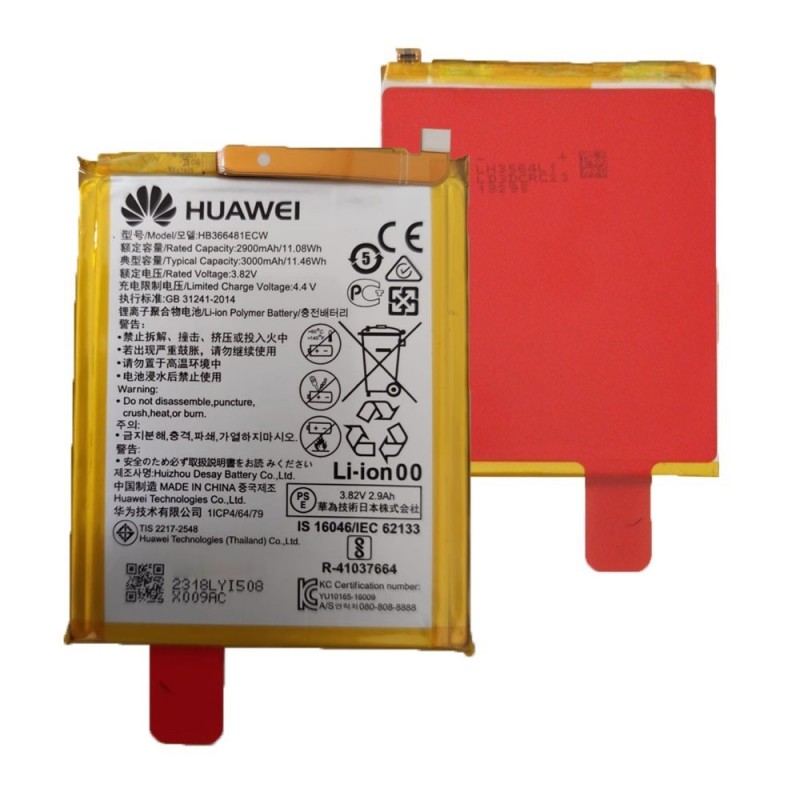 Huawei Service Pack Battery HB366481ECW Original P9 - P9 Lite 2016 / P Smart 2017 P8 - P10 P20 Lite-Y6 2018-Honor 5C-8 Huawei Service Pack Battery HB366481ECW Original P9 - P9 Lite 2016 / P Smart 2017 P8 - P10 P20 Lite-Y6 2018-Honor 5C-8