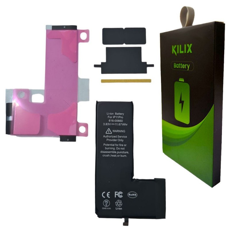 KILIX SELECT Batteria Compatibile DECODE ULTRA per Apple iPhone 11 Pro A2215 | A2160 | A2217 | 3046mAh | NO POP UP KILIX SELECT Batteria Compatibile DECODE ULTRA per Apple iPhone 11 Pro A2215 | A2160 | A2217 | 3046mAh | NO POP UP