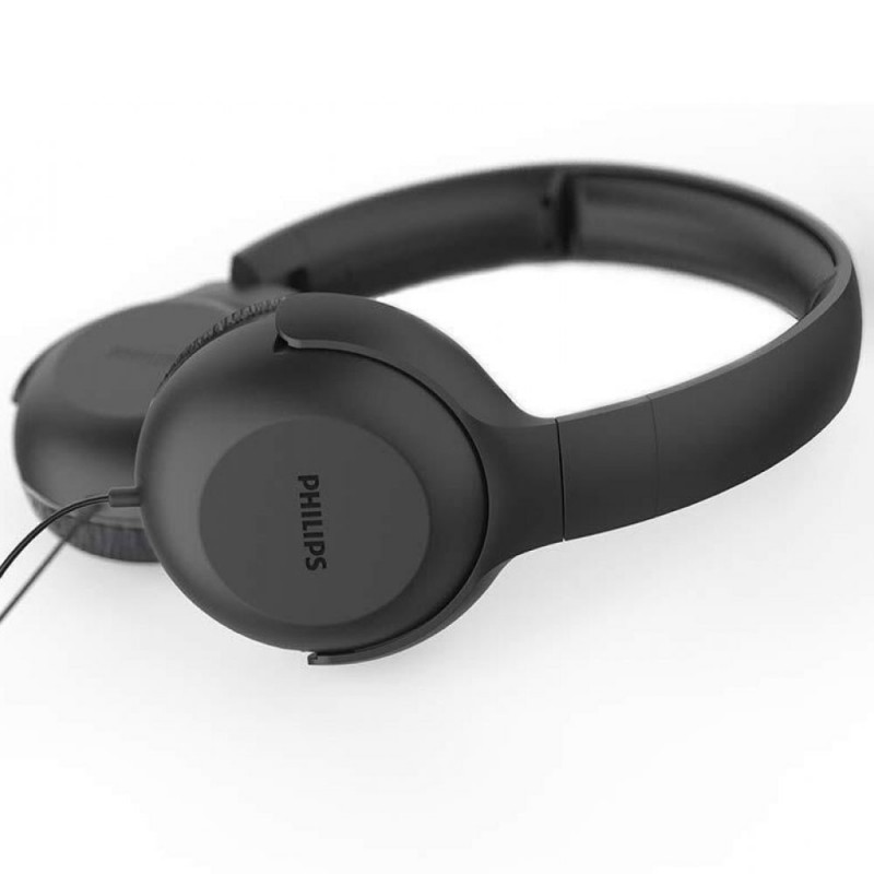 Philips UH201BK/00 On-Ear Headphones with Headband and Sound Isolation Black