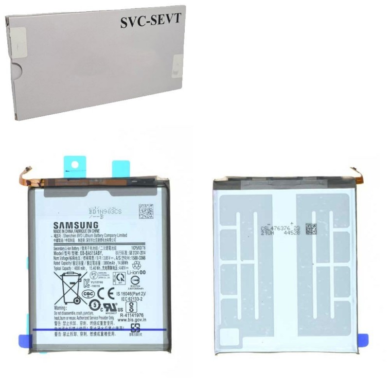  Samsung Original Battery Service Pack EB-BA515ABU for Galaxy A51 SM-A515F