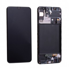 Foto di Samsung SERVICE PACK Display LCD ORIGINALE + Frame Per Galaxy A307 A30S Nero - Samsung