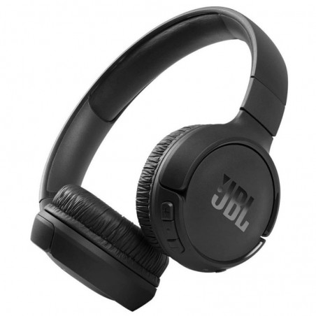 Scopri JBL TUNE 570 T570 Cuffie On-Ear Bluetooth Comandi e microfono sul padiglione | Nero in dettaglio