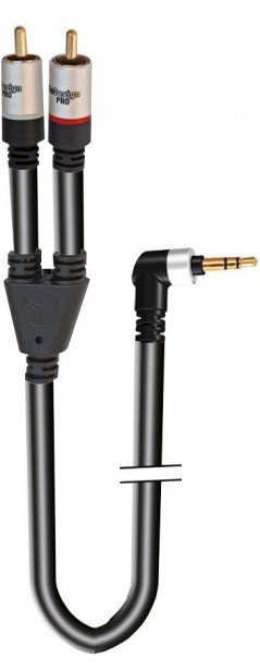 AUDIODESIGN PRO AUDIODESIGN PRO Cavo Adattatore X-PRO da 1 Jack 3,5 Stereo 90° a 2 RCA M da 1,5 mt for sale