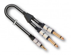 AUDIODESIGN PRO AUDIODESIGN PRO Cavo adattatore X-PRO - 1 Jack 3,5 M ST -- 2 Jack 6,3 M Mono - 1,5 m for sale