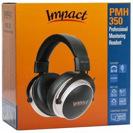Acquista AUDIODESIGN PRO IMPACT PMH350 Cuffia Pro Studio ON-EAR con cavo staccabile da 3 mt + Soft Bag in vendita