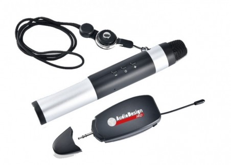 Acquista AUDIODESIGN PRO Microfono a condensatore Wireless con ricevitore su Jack | Compatibile con Android e iOS in vendita