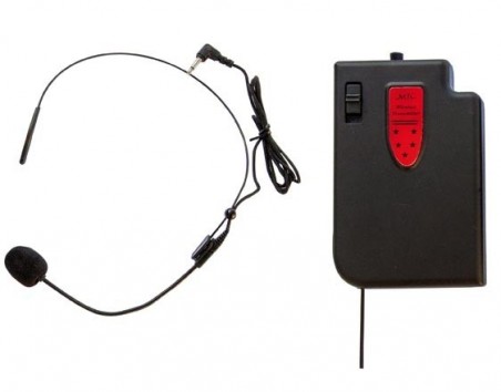 Foto di AUDIODESIGN PRO Microfono ad archetto e trasmettitore a Body Pack per diffusori Linea M2 W/L - 677 Mhz - AUDIODESIGN PRO